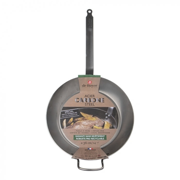 De Buyer Carbone Plus Koekenpan - Ø Bovenaan 36cm - Plaatstaal