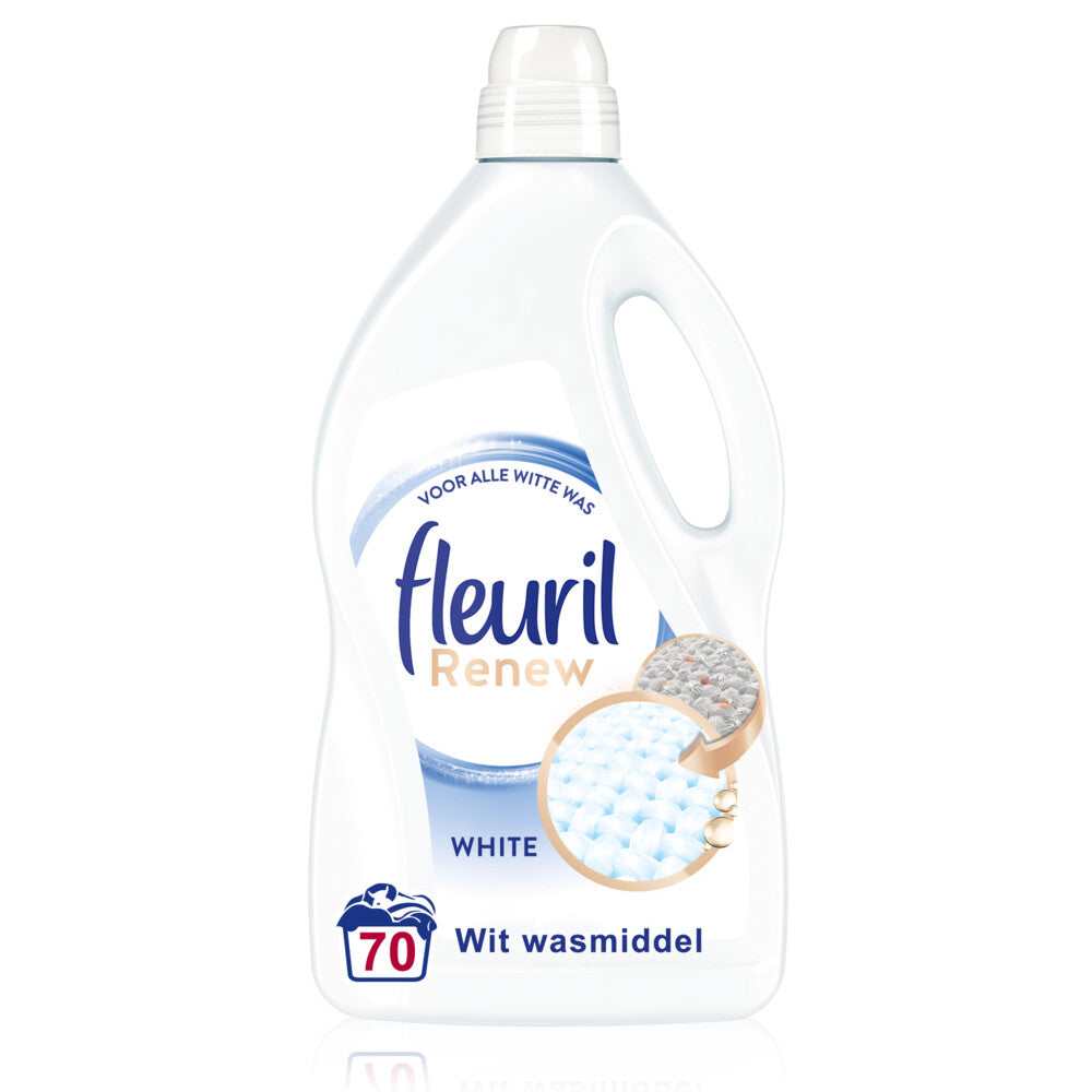 Fleuril Renew, 65 wasbeurten, Wit, 3,9 Liter