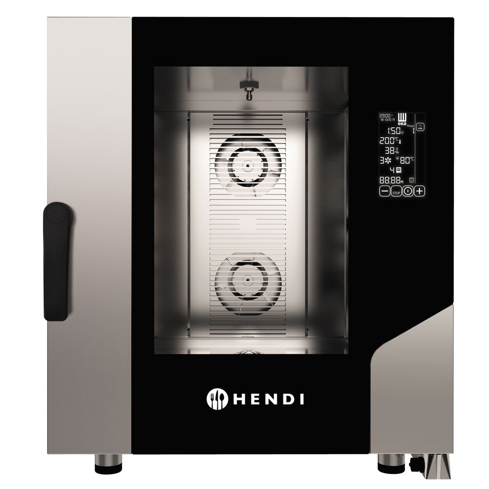 Hetelucht stoomoven Contact 7x GN 1/1, HENDI, 400V/10400W, 730x849x(H)850mm