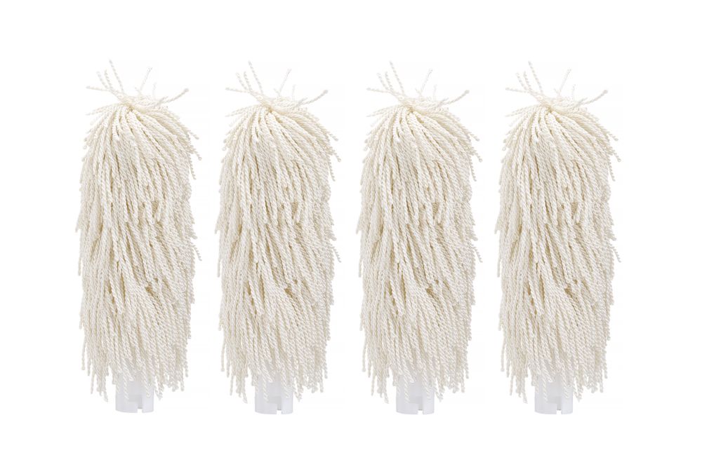 Borstels voor poleermachine – 2 stuks, HENDI, Middel, Wit, 205x55mm