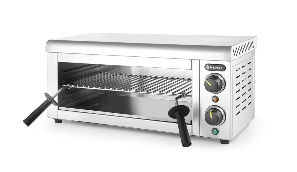 Salamander met muurbevestiging, HENDI, 230V/2000W, 610x450x(H)275mm