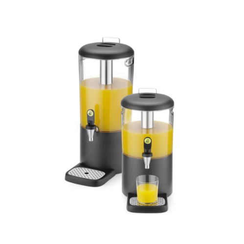 Sapdispenser UNIQ, HENDI, Zwart, 8L, 318x216x(h)532mm