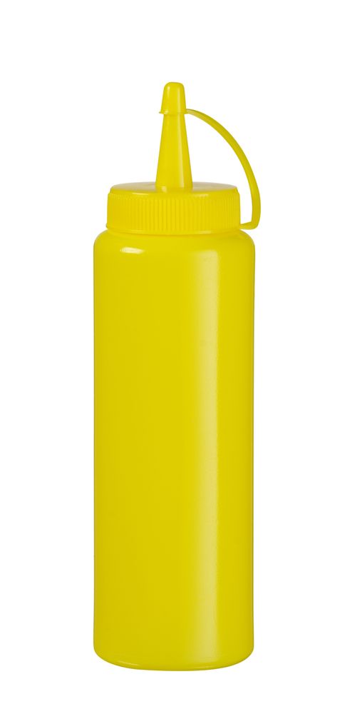 Dispenser flacon, HENDI, 0,7L, Geel, ⌀70x(H)240mm