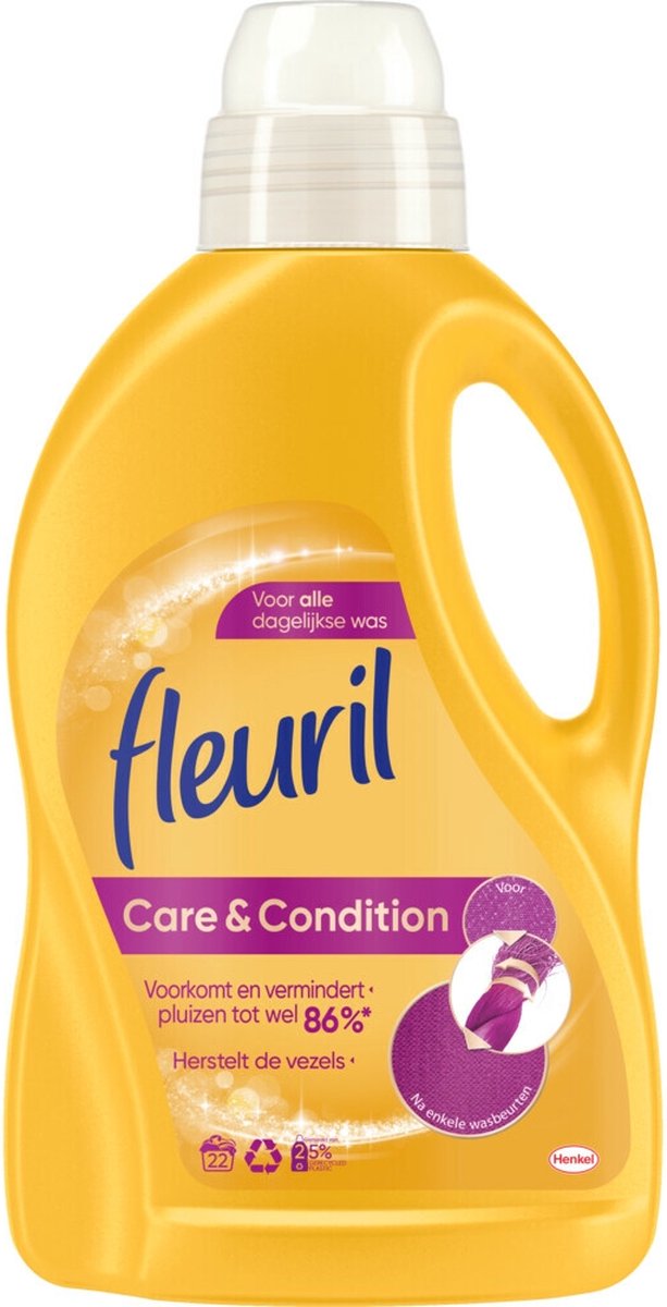 Fleuril, Care & Condition, 22 wasbeurten, Vloeibaar wasmiddel