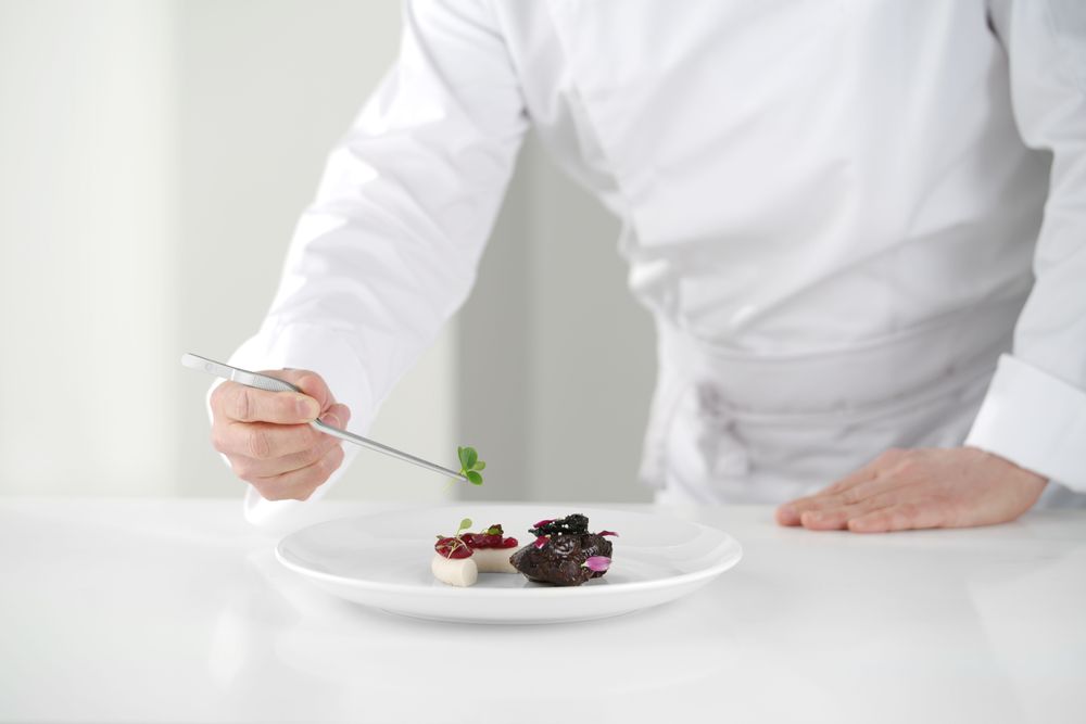 Offset pincetten, HENDI, (L)210mm