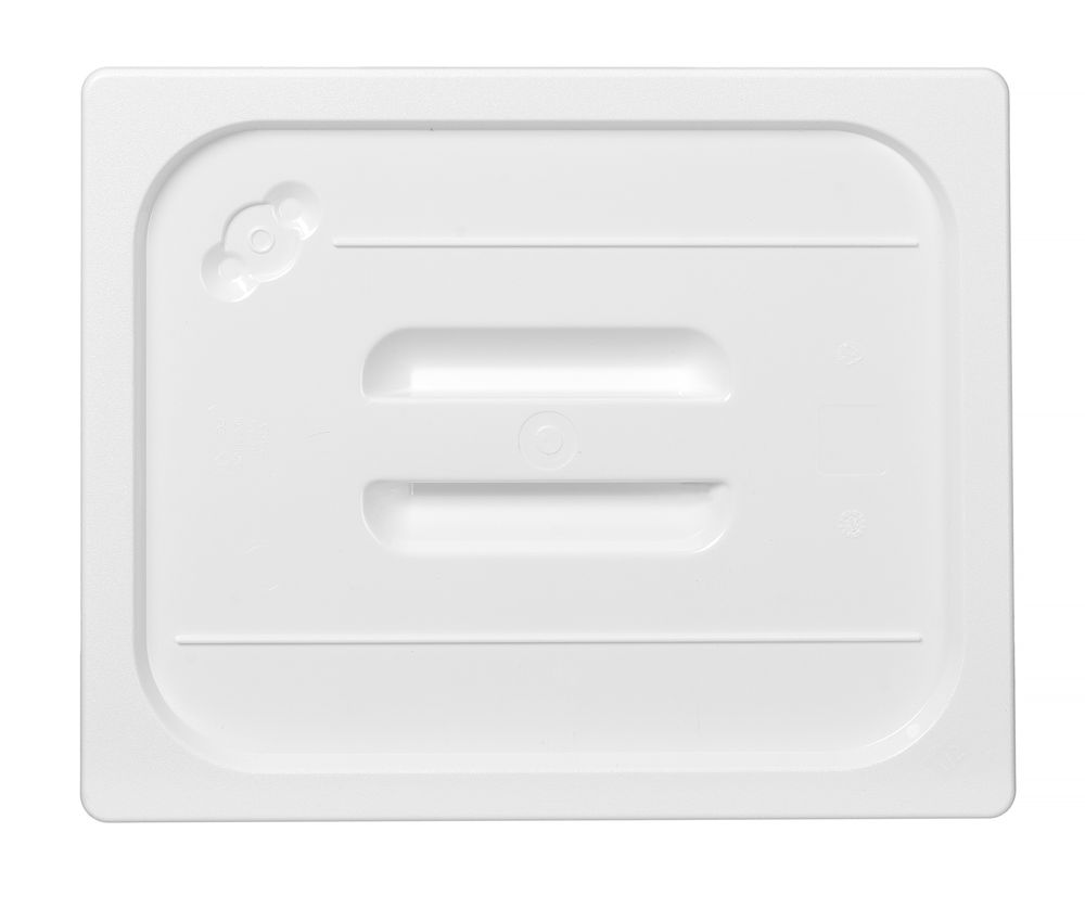 Deksel voor GN containers wit polycarbonaat, HENDI, GN 1/2, Wit, 265x325mm