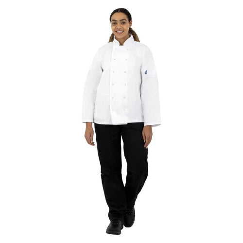 Koksbuis lange mouw Vegas, Whites Chefs Clothing, Wit, Maat XXL