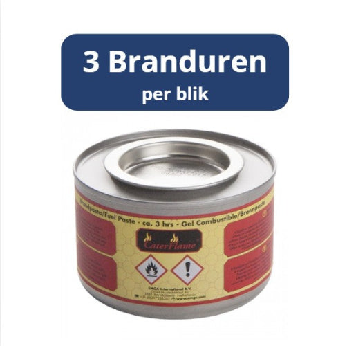 Caterflame Brandpasta in Blik, Zonder lont, Bio ethanol, 1 stuk à 200 gram