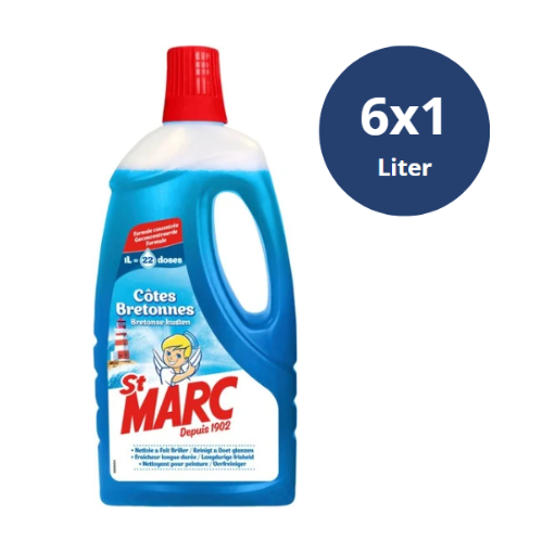 St. Marc Blue Ocean Allesreiniger / Ontvetter - 6 x 1 Liter