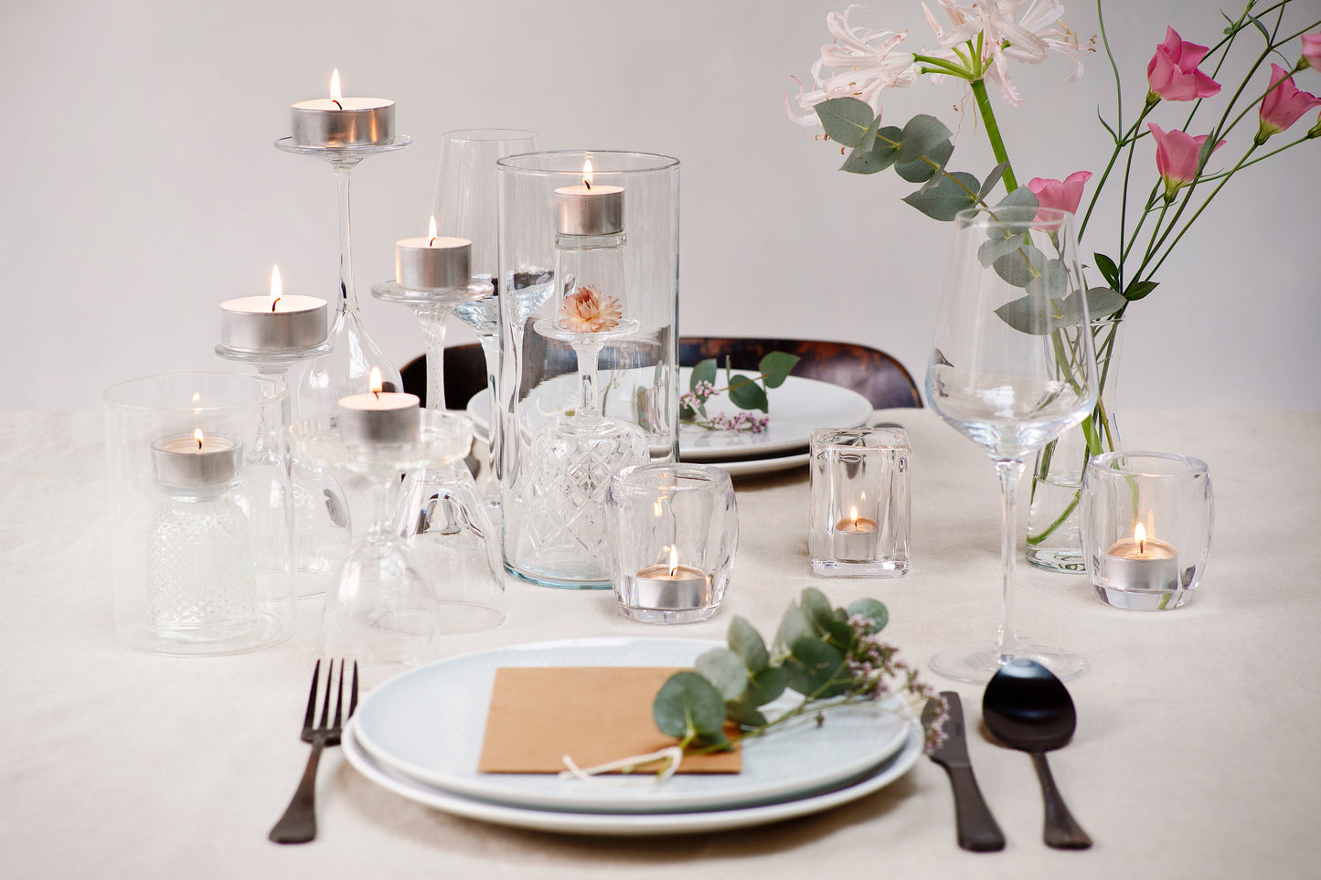 Bolsius Professional, Maxi Waxinelichten, Zilverkleurige cup, 10 uur, 40 stuks