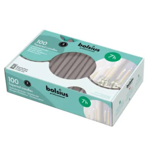 Bolsius Professional - Gotische kaarsen - Taupe 24cm - 7 uur - 100 stuks
