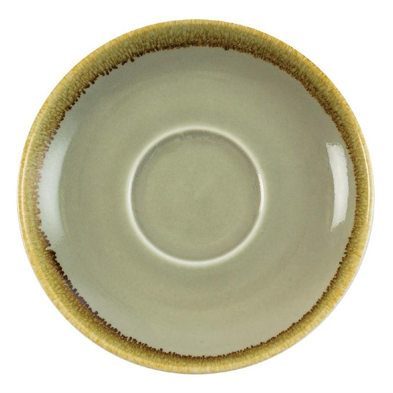 Olympia Kiln Cappuccino Schotel Mosgroen Ø16cm