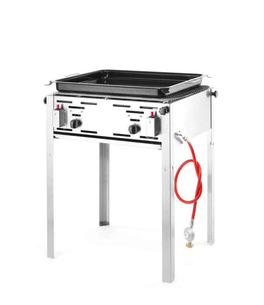 Hendi Gas Barbecue Grill-Master Maxi, 11,6kW, 650x540x(H)840mm