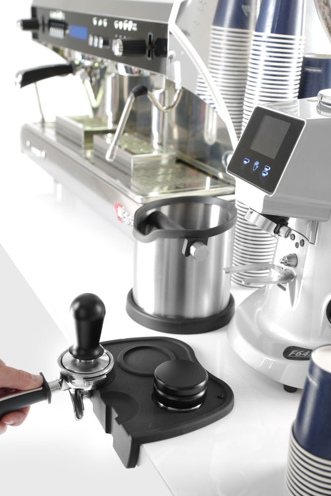 Koffie tamper met veer, HENDI, ø58x(H)100mm