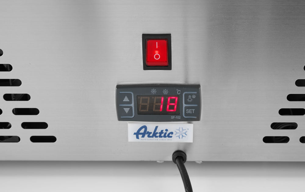 Opzetkoelvitrine tafelmodel , Arktic, 67L, 230V/105W, 767x612x(H)328mm