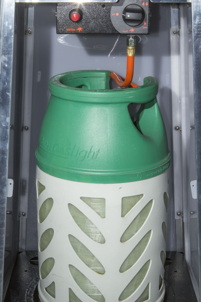 Terrasheater Gas Piramide, HENDI, 11,2kW, 500x500x(H)2220mm