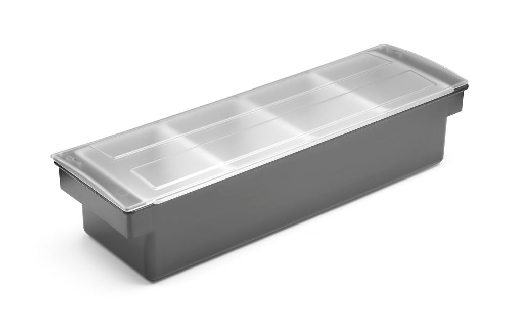 Ingrediëntenhouder – 4 containers, Bar up, 480x150x(H)100mm