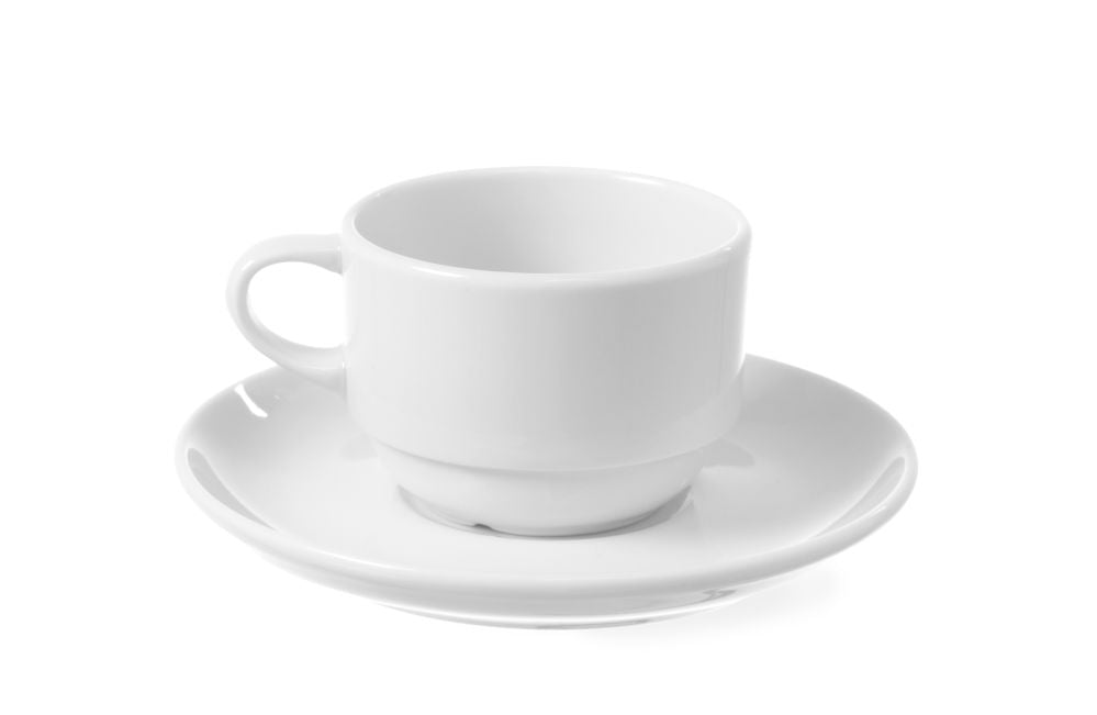 Schotel voor koffie en cappuccinokop, HENDI, ø145mm