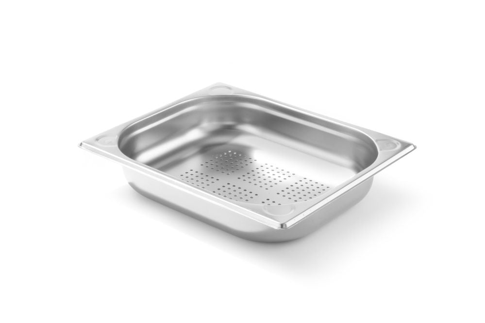 Gastronormbak GN 1/2 geperforeerd, HENDI, Kitchen Line, GN 1/2, 6,5L, (H)100mm