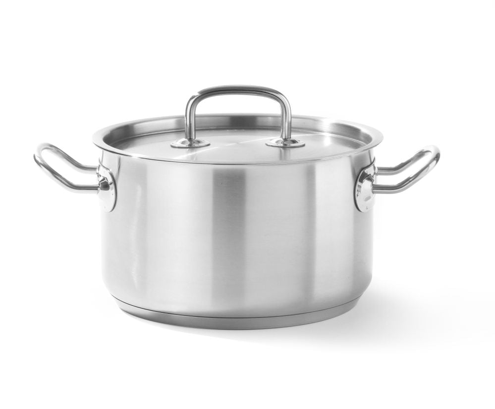 Kookpan middel - met deksel, HENDI, Kitchen Line, 3,5L, ø200x(H)115mm