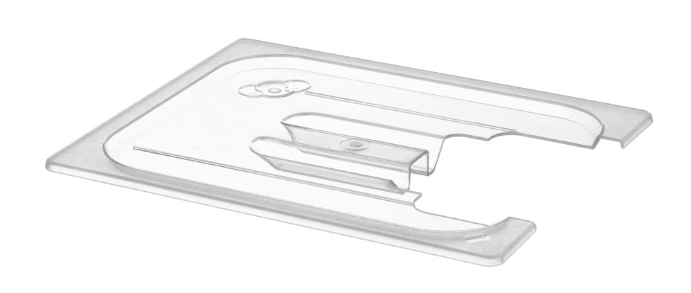 Deksel voor GN containers met uitsparing voor sous vide stick, HENDI, GN 1/2, Transparant, 265x325mm