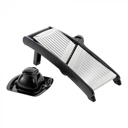 Mandoline Groentesnijder VARIO met meerdere snijmogelijkheden, Westmark, RVS messen, Zwart