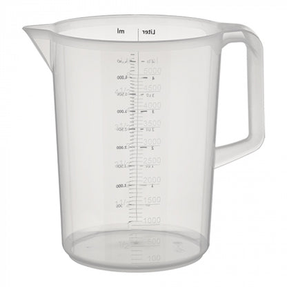 EMGA Maatbeker - 5 Liter - Kunststof - Met Schenktuit en Maatverdeling