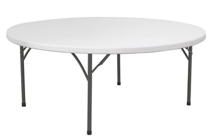 Buffettafel rond opvouwbaar, HENDI, Max. belasting 250 kg., ⌀1800x(H)740mm