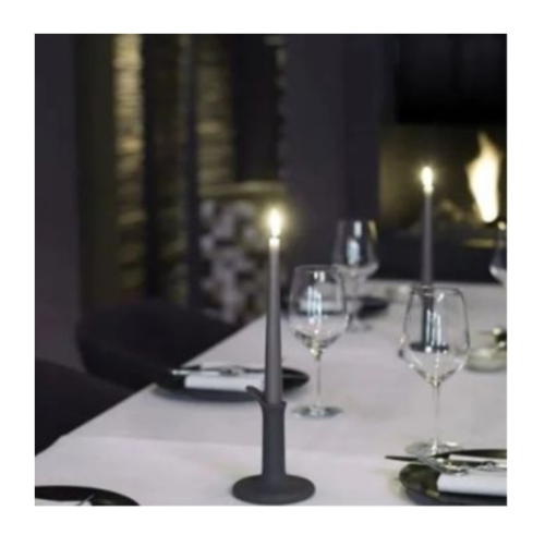 Bolsius Professional, Gotische kaarsen, Zwart 24cm, 7 uur, 100 stuks