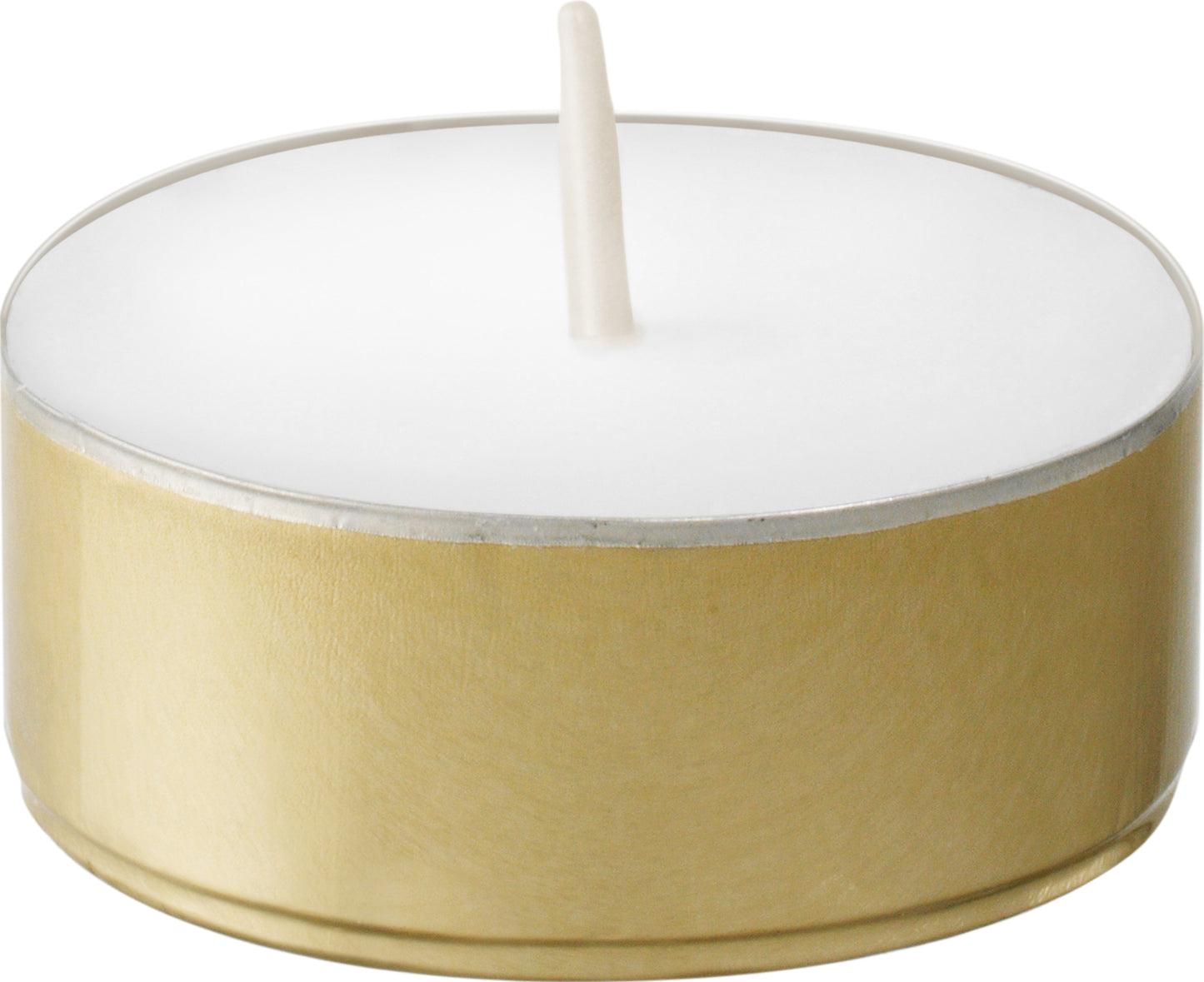 Bolsius Professional, Maxi Waxinelichten, Goud / Wit, 10 uur, 50 stuks