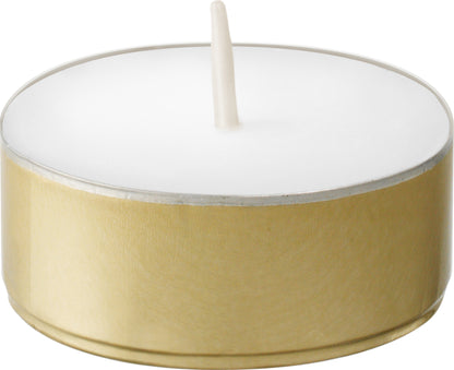 Bolsius Professional, Maxi Waxinelichten, Goud / Wit, 10 uur, 50 stuks