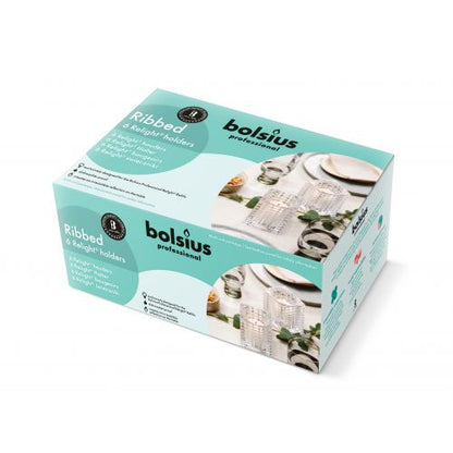 Bolsius Professional, 6x Relight Houder Ribbed