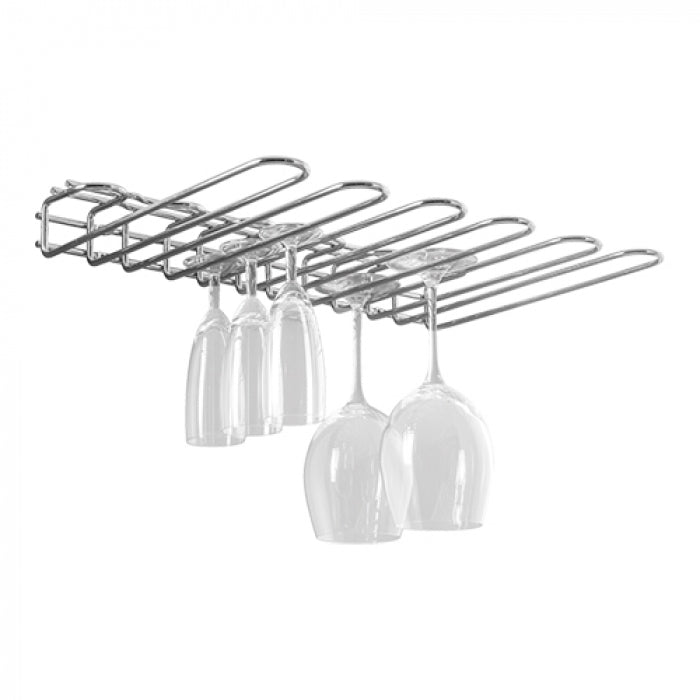 Glazenrek Louis Tellier - Verchroomd - 450x320x(H)60 mm