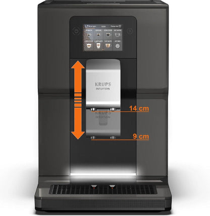 Volautomatische Espressomachine - Krups Intuition Preference EA872B - Touchscreen - Zwart