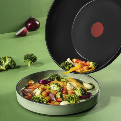 Tefal Renew Black Keramische Wokpan Ø 28 cm, Alle Warmtebronnen