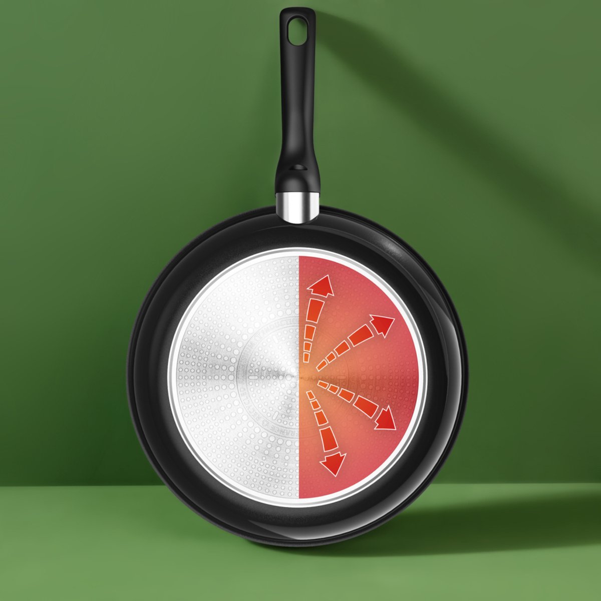 Tefal Renew Black Keramische Koekenpan Ø 28 cm, Alle Warmtebronnen