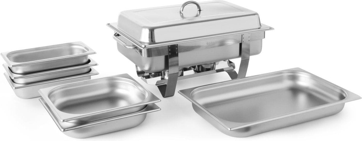 Chafing Dish Set Fiora, HENDI, Kitchen Line, 585x385x(H)315mm