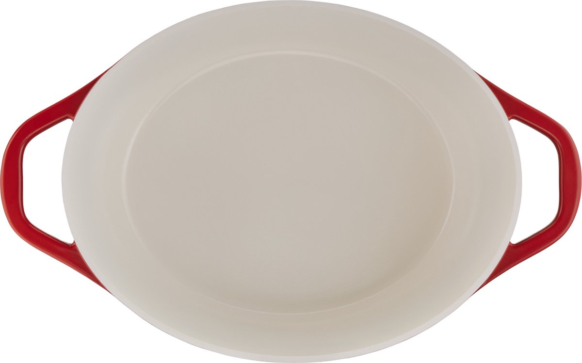 Tefal Air Braadpan, Ovaal 30x23 cm, Rood