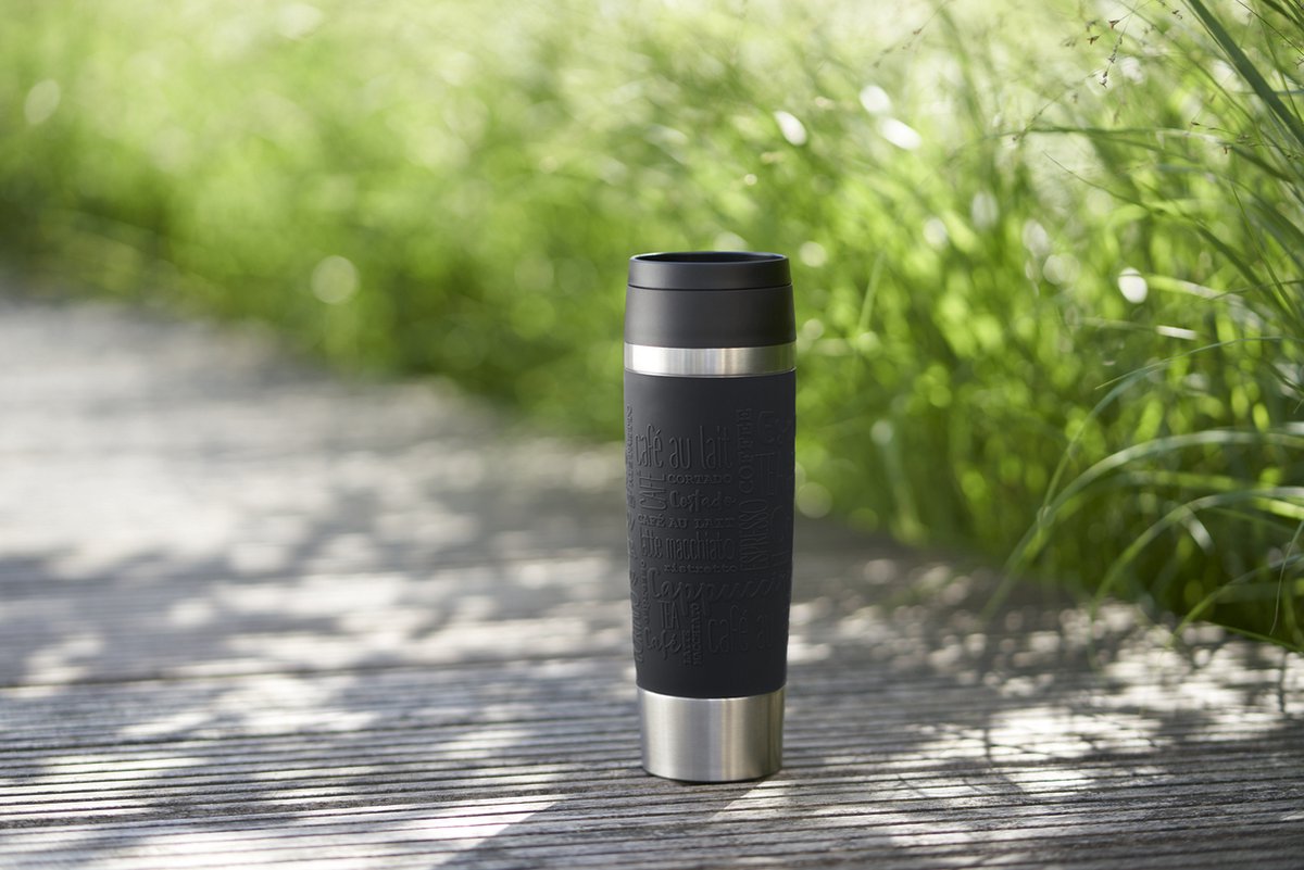 Tefal Travel Mug Thermosfles, 500 ml, RVS/Zwart