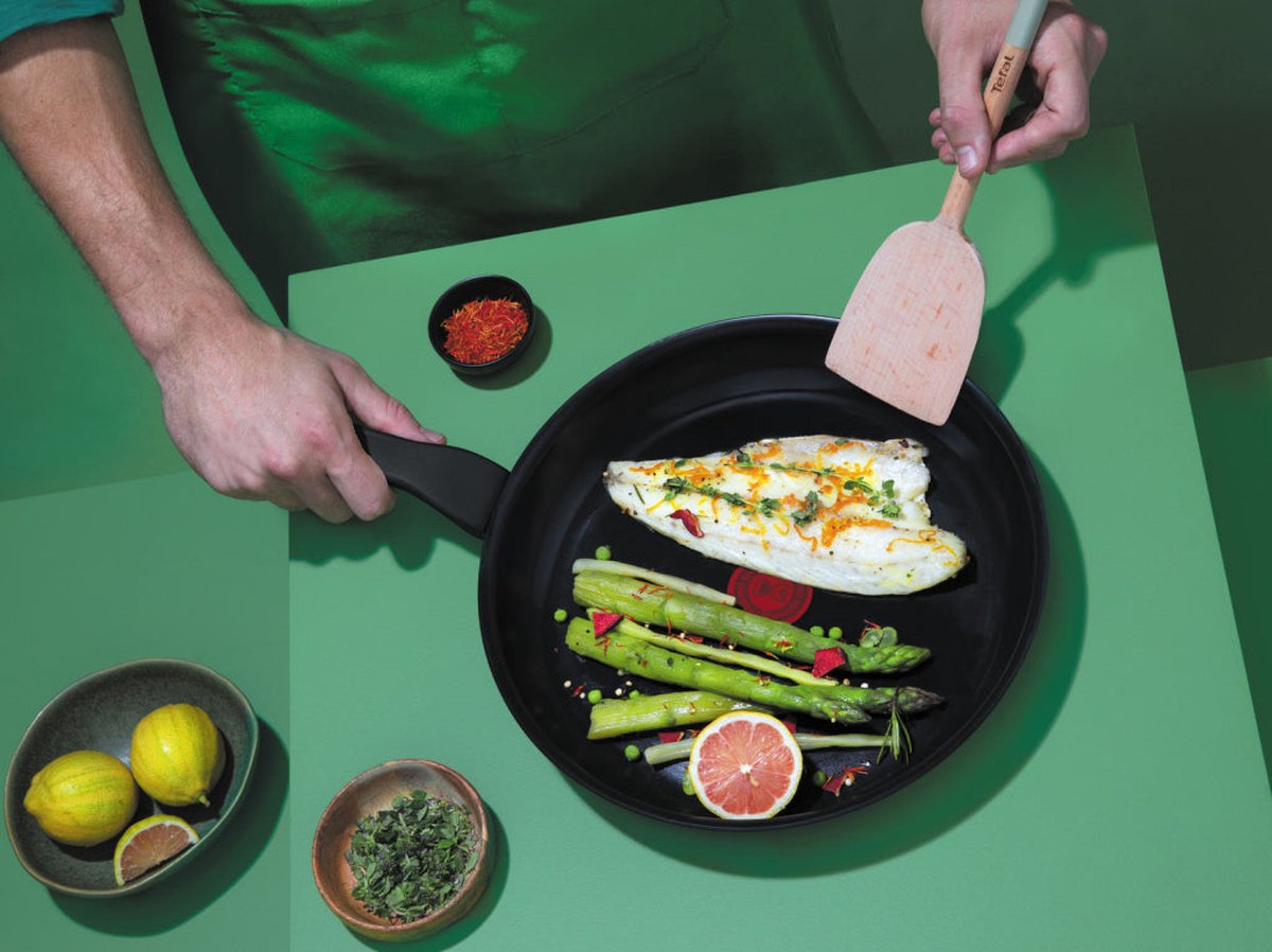 Tefal Renew Black Keramische Koekenpan Ø 28 cm, Alle Warmtebronnen