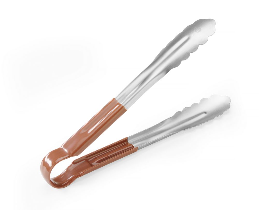 Serveertang HACCP 250 mm, HENDI, Bruin, (L)250mm