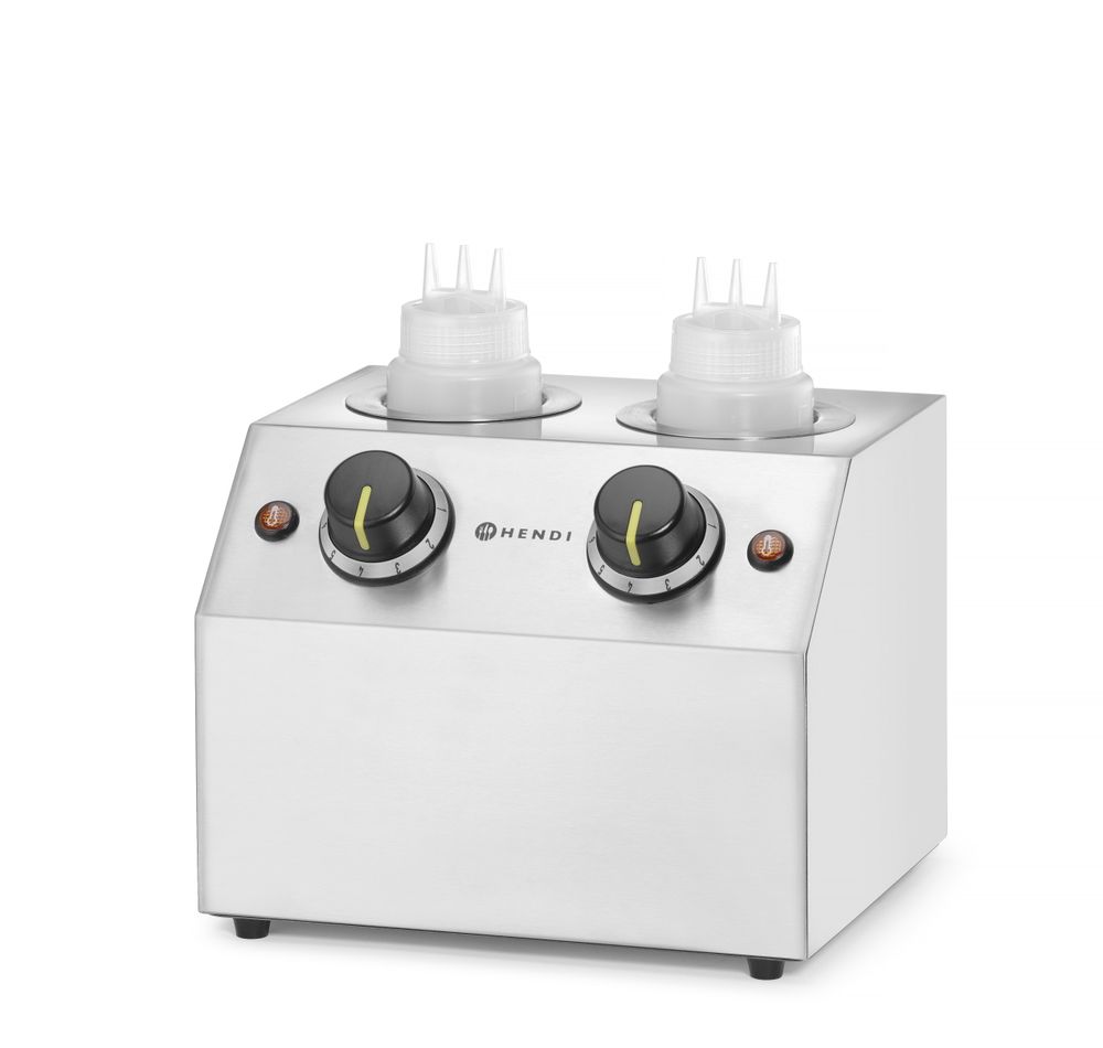 Sauswarmer dubbel, HENDI, 1,3L, 220-240V/400W, 270x223x(H)282mm