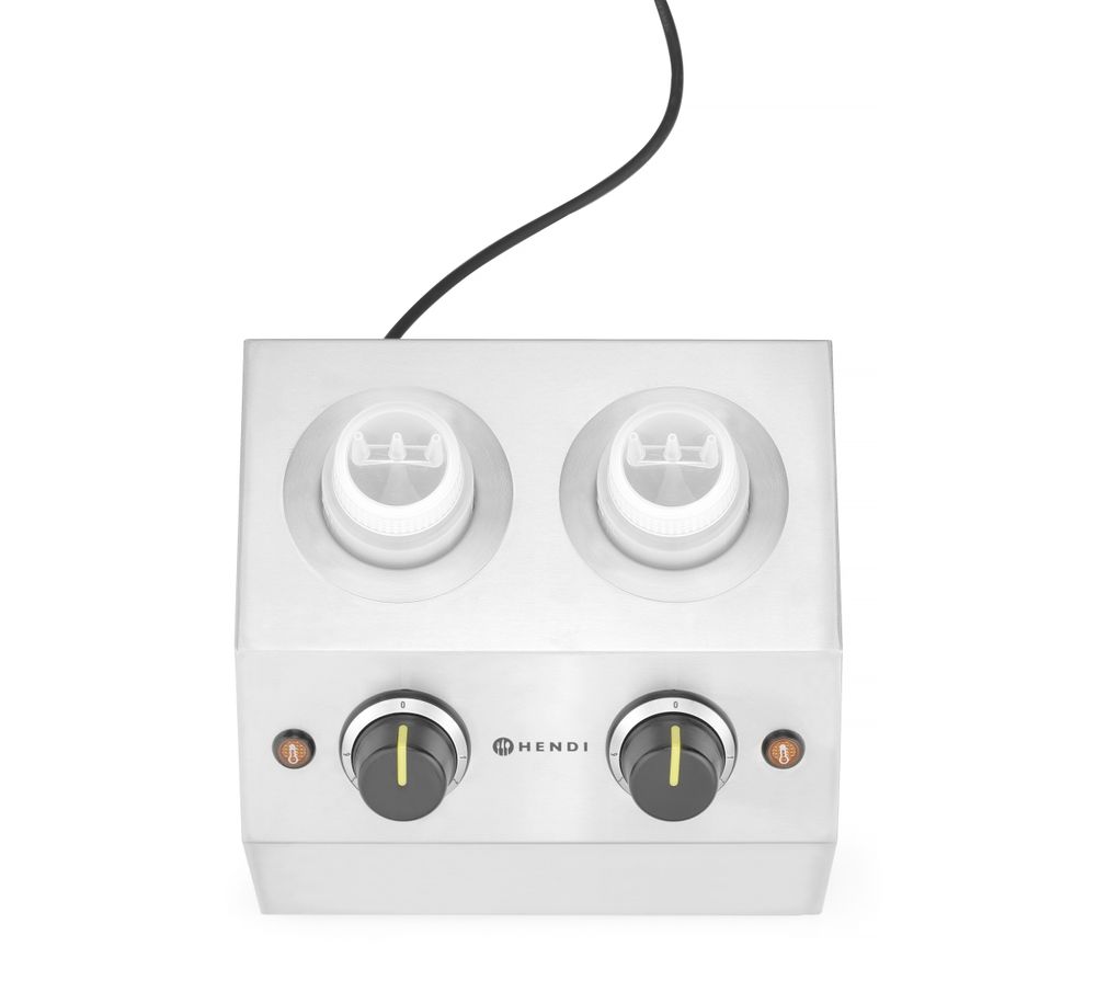 Sauswarmer dubbel, HENDI, 1,3L, 220-240V/400W, 270x223x(H)282mm