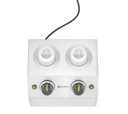 Sauswarmer dubbel, HENDI, 1,3L, 220-240V/400W, 270x223x(H)282mm