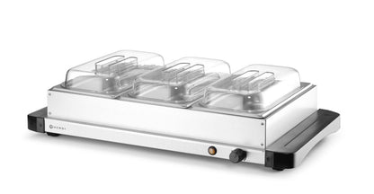 Voedselwarmer, HENDI, 220-240V/400W, 657x381x(H)161mm