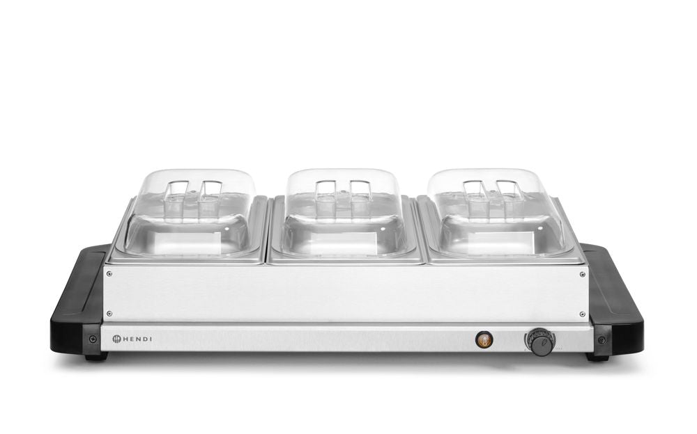 Voedselwarmer, HENDI, 220-240V/400W, 657x381x(H)161mm