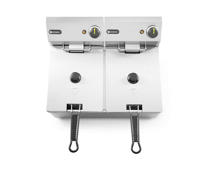 Friteuse Kitchen Line - 2x 6L, HENDI, Kitchen Line, 12L, 230V/6600W, 550x430x(H)305mm