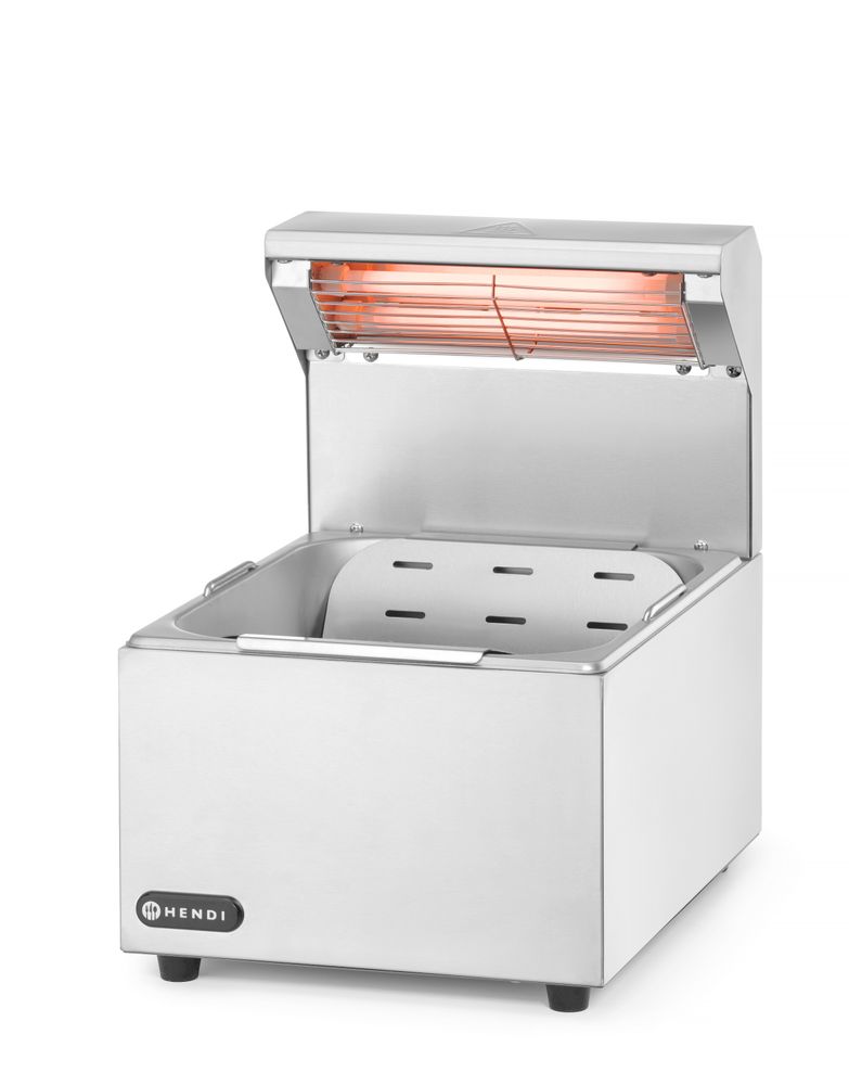 Frietverwarmer, HENDI, GN 1/2, 220-240V/400W, 357x267x(H)376mm