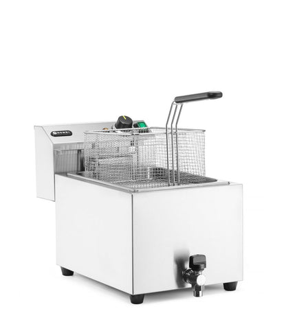 Friteuse Profi Line met aftapkraan - 10L, 400V, HENDI, Profi Line, 10L, 400V/6600W, 300x680x(H)420mm