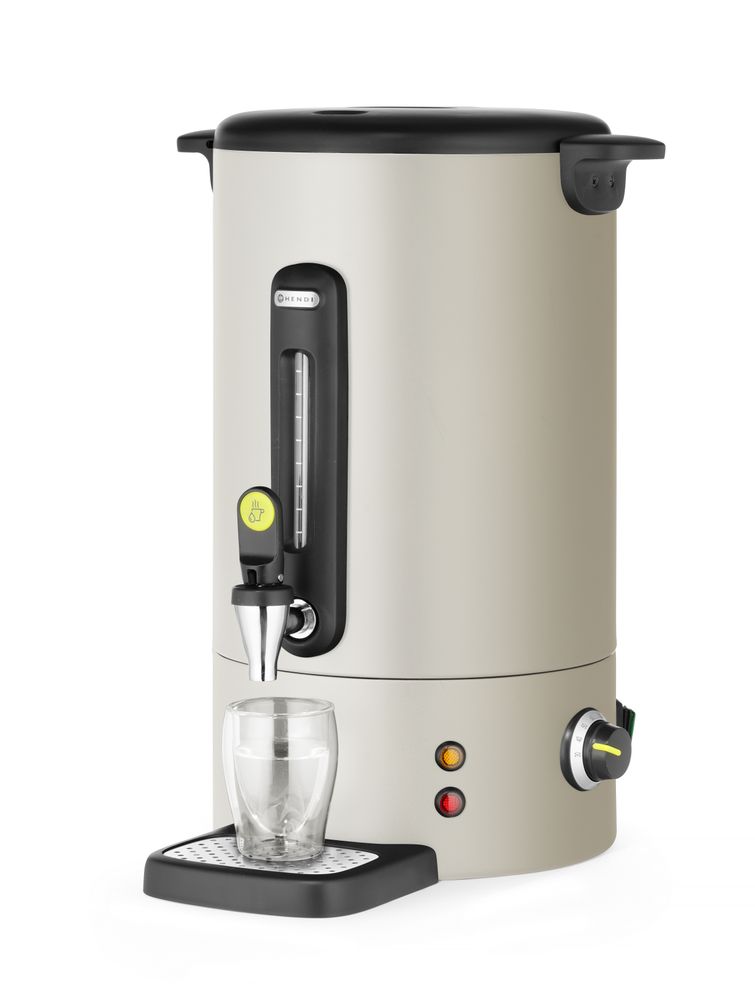 Warme dranken ketel UNIQ, HENDI, 16L, Lichtgrijs, 220-240V/1650W, 357x380x(H)502mm